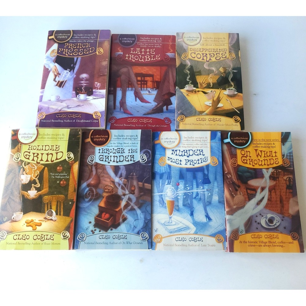 Lot of 7 Coffeehouse Mysteries by Cleo Coyle PB NOS